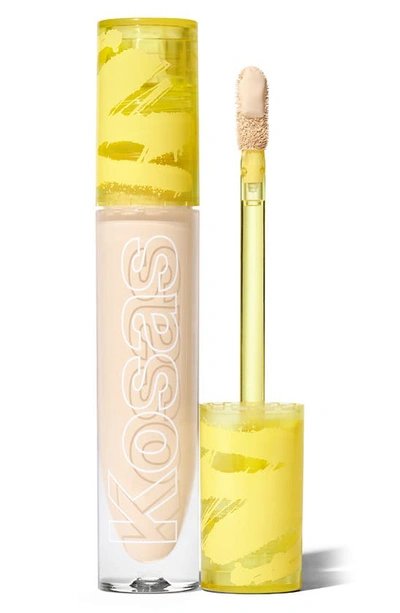 KOSAS REVEALER SUPER CREAMY + BRIGHTENING CONCEALER WITH CAFFEINE AND HYALURONIC ACID,09-02