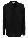 Stella Mccartney Eva Silk Crepe De Chine Blouse In Black