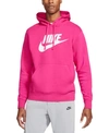 Nike Men's Sportswear Club Fleece Hoodie In Fireby/fireby