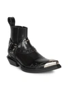 Balenciaga Men's Santiago Leather Harness Boots