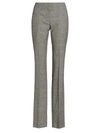 ALEXANDER MCQUEEN PRINCE OF WALES WOOL-BLEND CIGARETTE TROUSERS,400013269328