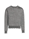 JOHN ELLIOTT MEN'S STRUCTURE WOOL KNIT CREW SWEATER,400013342309