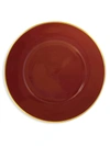 Anna Weatherly Porcelain Charger In Crimson