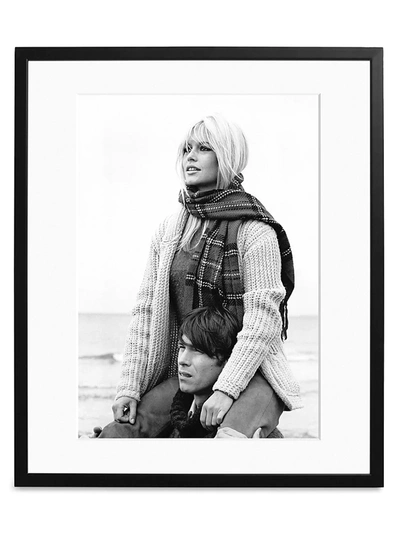 Sonic Editions Brigitte Bardot On The Shoulders Of Laurent Terzieff Art Print