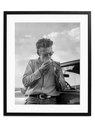 Sonic Editions James Dean On The Set Of The Movie Giant Art Print