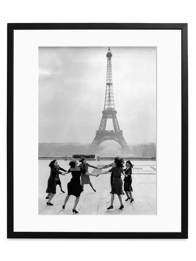 Sonic Editions Ladies Dancing On The Esplanade Of The Trocadero Art Print