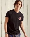 SUPERDRY MEN'S MILITARY NON BRANDED GRAPHIC T-SHIRT BLACK SIZE: M,104040550253502A006