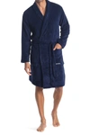 Calvin Klein Waist Tie Robe In Dyc New Navy