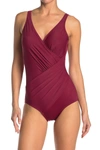Miraclesuit Oceanus One-piece Allover Slimming Swimsuit Women's Swimsuit In Pompei Red