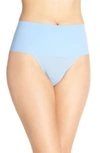 Spanx High Rise Thong In Provincial Blue