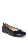 Naturalizer Flexy Ballet Flat In Navy Patent