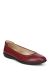 Naturalizer Flexy Slip-on Flats Women's Shoes In Red