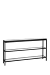 Addison And Lane Alexis 55" Blackened Bronze Console Table