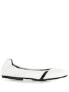 Hogan Flat Shoes White In White