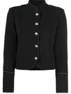 PATRIZIA PEPE TAILORED MILITARY-STYLE BLAZER