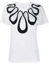 10 Corso Como Eden Necklace Print T-shirt In White