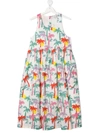 STELLA MCCARTNEY TEEN PALM TREE-PRINT DRESS