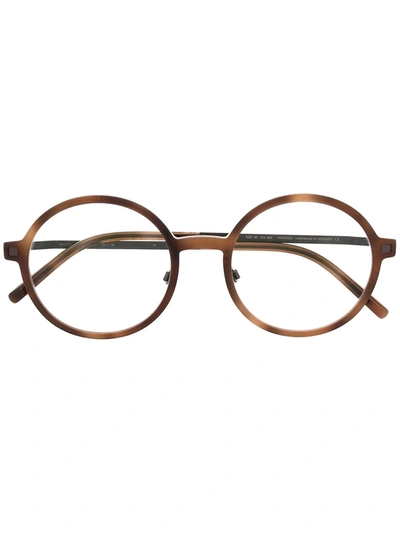 Mykita Keoma Round Frame Glasses In Neutrals