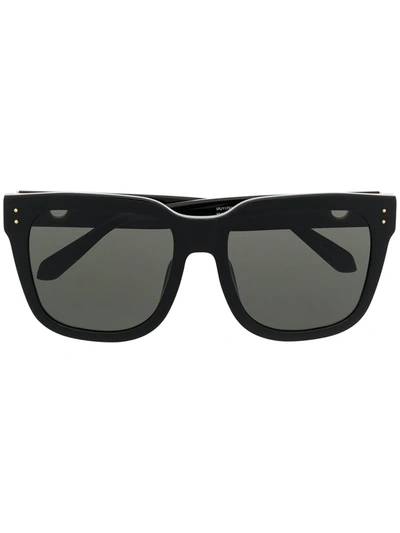 Linda Farrow Freya Oversized Square Acetate Sunglasses In Black