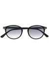 Tom Ford Andrea Round-frame Sunglasses In Black