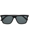 Tom Ford Square Frame Sunglasses In Black