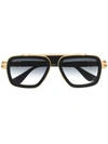 DITA EYEWEAR LXN-EVO SQUARE FRAME SUNGLASSES