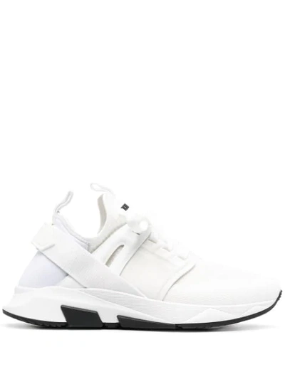 Tom Ford White Lace-up Sneakers