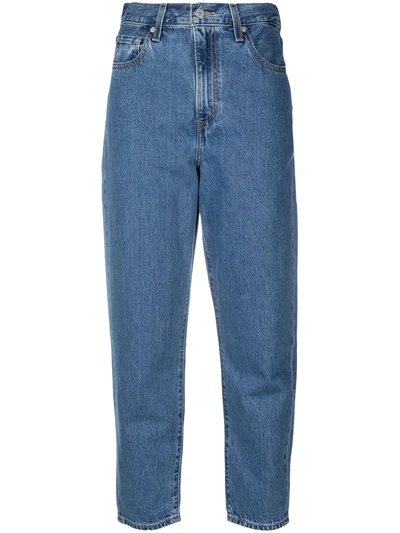 LEVI'S CROPPED STRAIGHT LEG JEANS