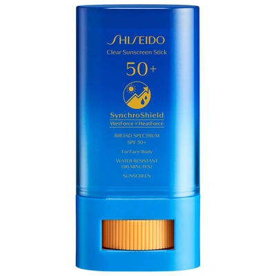 SHISEIDO CLEAR SUNSCREEN STICK SPF 50 0.7 OZ / 20 G,2435261