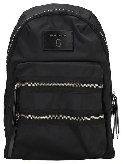 Marc Jacobs Nylon Biker Backpack In Black