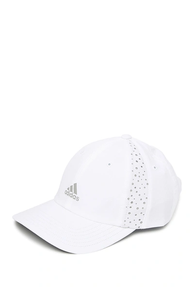 Adidas Golf Performance Cap In White/mgso