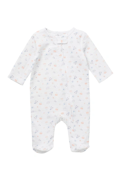 Aden + Anais Kids' Long Sleeve Zip One Piece In Fleur