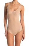 Commando Butter Tank Bodysuit In Beige
