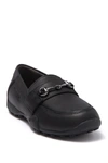 GEOX LEATHER MOC TOE LOAFER,8054730044799