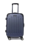 Kenneth Cole Renegade Expandable Abs 8 Wheel Suitcase In Smokey Purple