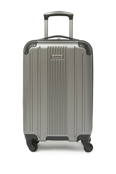 Kenneth Cole Reaction Gramercy 20" Upright Suitcase In Silver