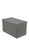 Sorbus Gray Fabric Toy Chest