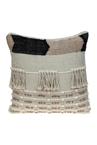 Parkland Collection Taj Transitional Ivory Throw Pillow