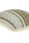 Parkland Collection Lennon Transitional Ivory Throw Pillow