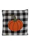 Parkland Collection Pumpyking Transitional Orange Throw Pillow In Orange
