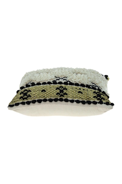 Parkland Collection Leopold Transitional Ivory Throw Pillow