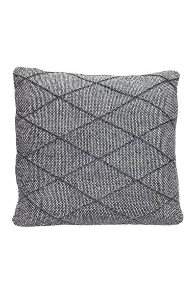 Parkland Collection Grampy Transitional Grey Throw Pillow In Grey