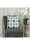Parkland Collection Graham Transitional Grey Throw Pillow In Grey