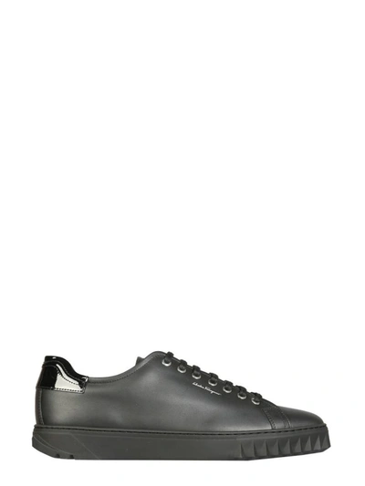 Ferragamo Cube Sneaker In Black