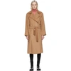 Max Mara Manuela Icon Camel Hair Wool Wrap Coat