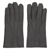 PAUL SMITH GREY LEATHER BICOLOR GLOVES