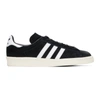 ADIDAS ORIGINALS BLACK CAMPUS 80S SNEAKERS