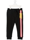 DSQUARED2 LOGO STRIPE TRACK PANTS