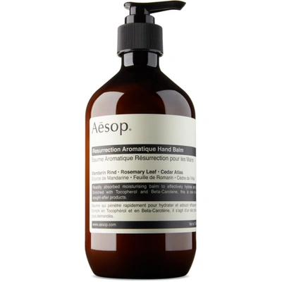 Aesop Resurrection Aromatique Hand Balm, 16.9 Oz./ 500 ml In N/a