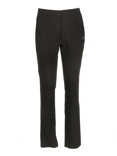 Off-white Tailored Pants In Black In Black